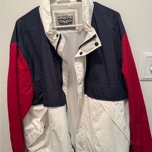 Levi's Men's Colorblock Windbreaker Jacket XL and NWT ski jacket bundle MENS S